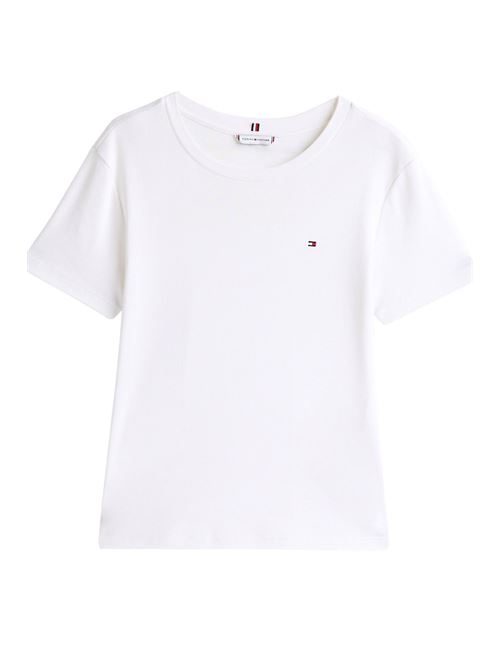 T-shirt slim logo Tommy Hilfiger | WW0WW40587YBL